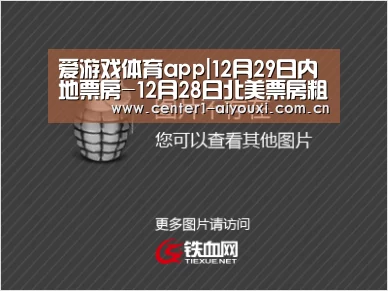 爱游戏体育app|12月29日内地票房-12月28日北美票房粗报(图2) 爱游戏体育app